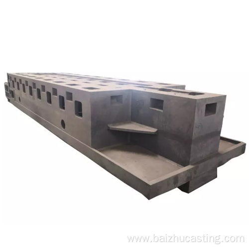 Gray 350 resin sand machine tool bed casting